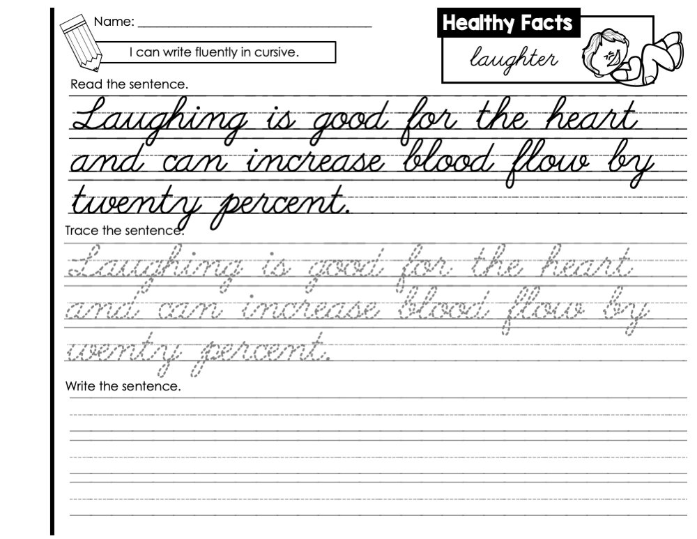New Cursive Paragraph Cursive Paragraph Writing
