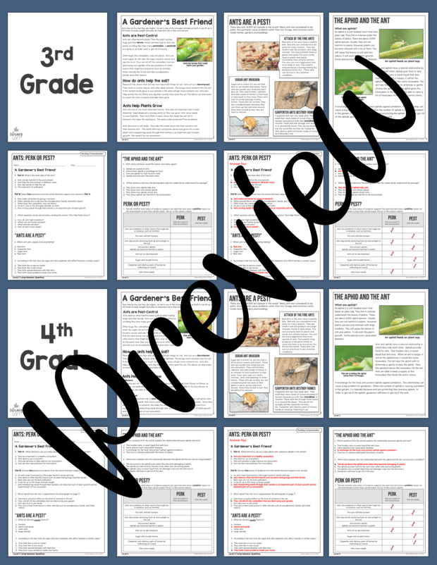 Opinion Text Set {Ants: Perk or Pest?} | Distance Learning | Google Slides