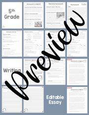 Opinion Text Set {Homework} | Distance Learning | Google Slides