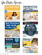 Text Structure (Mini Reading Unit) 3rd Grade