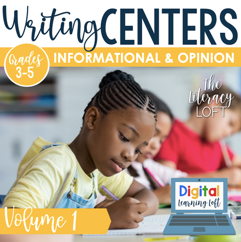 Writing Centers (Volume 1 Informational & Opinion) | Print + Digital