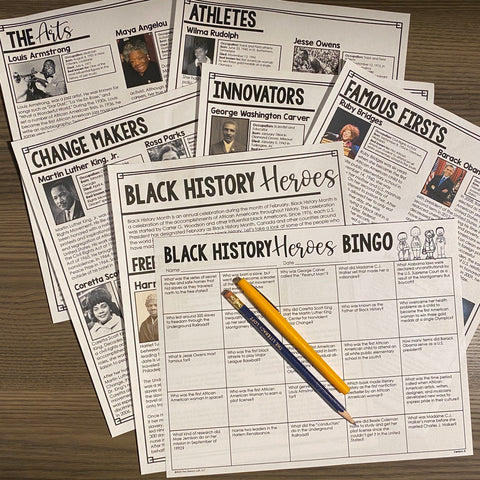 Black History Month Reading Bingo