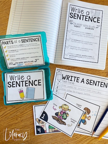 Write a Sentence Task Cards