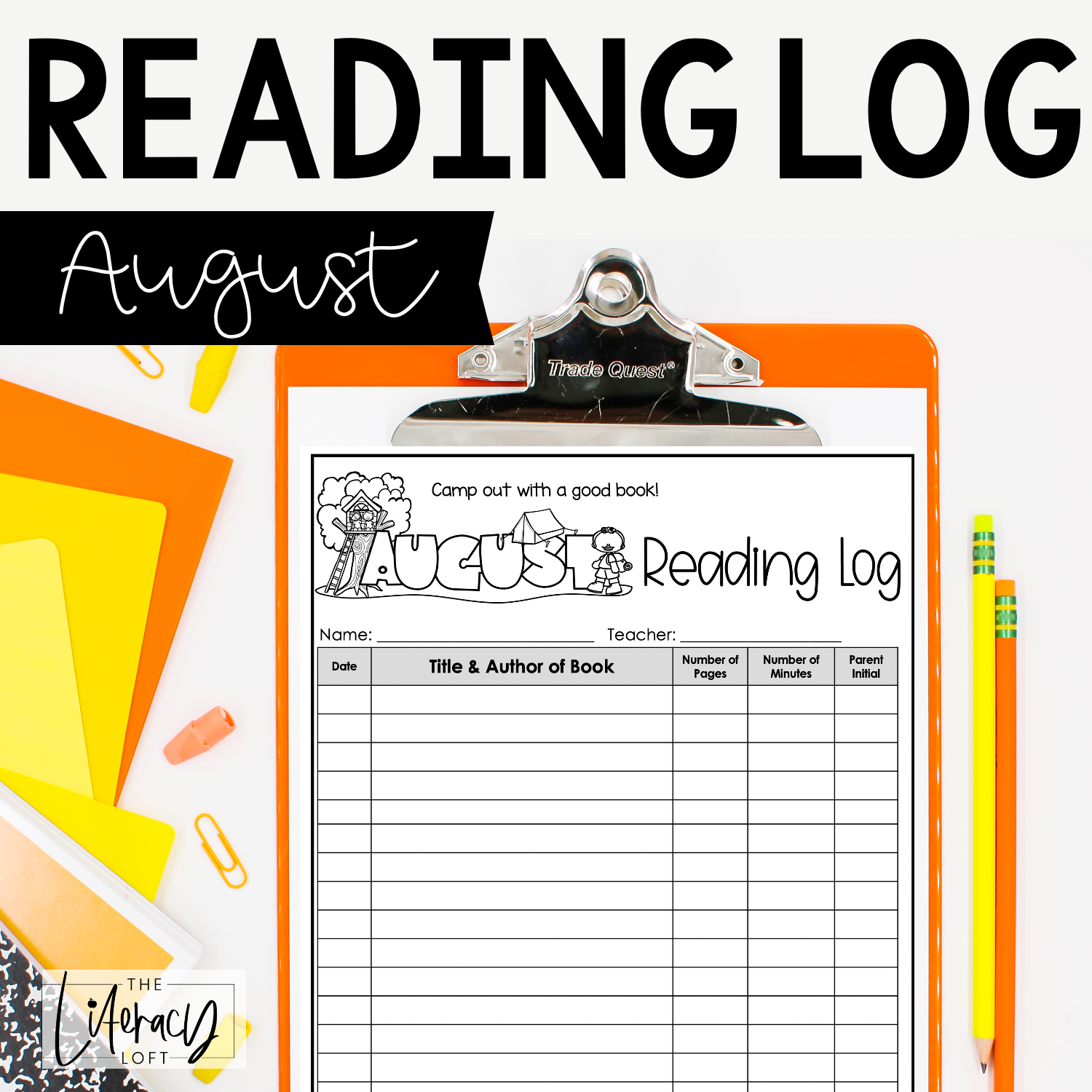 reading log {august} – the literacy loft