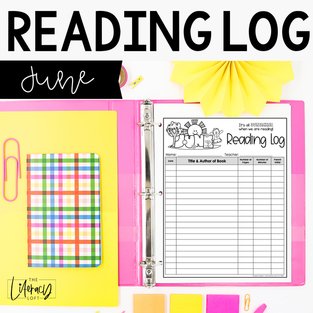 June Log Reading Log {June} – The Literacy Loft