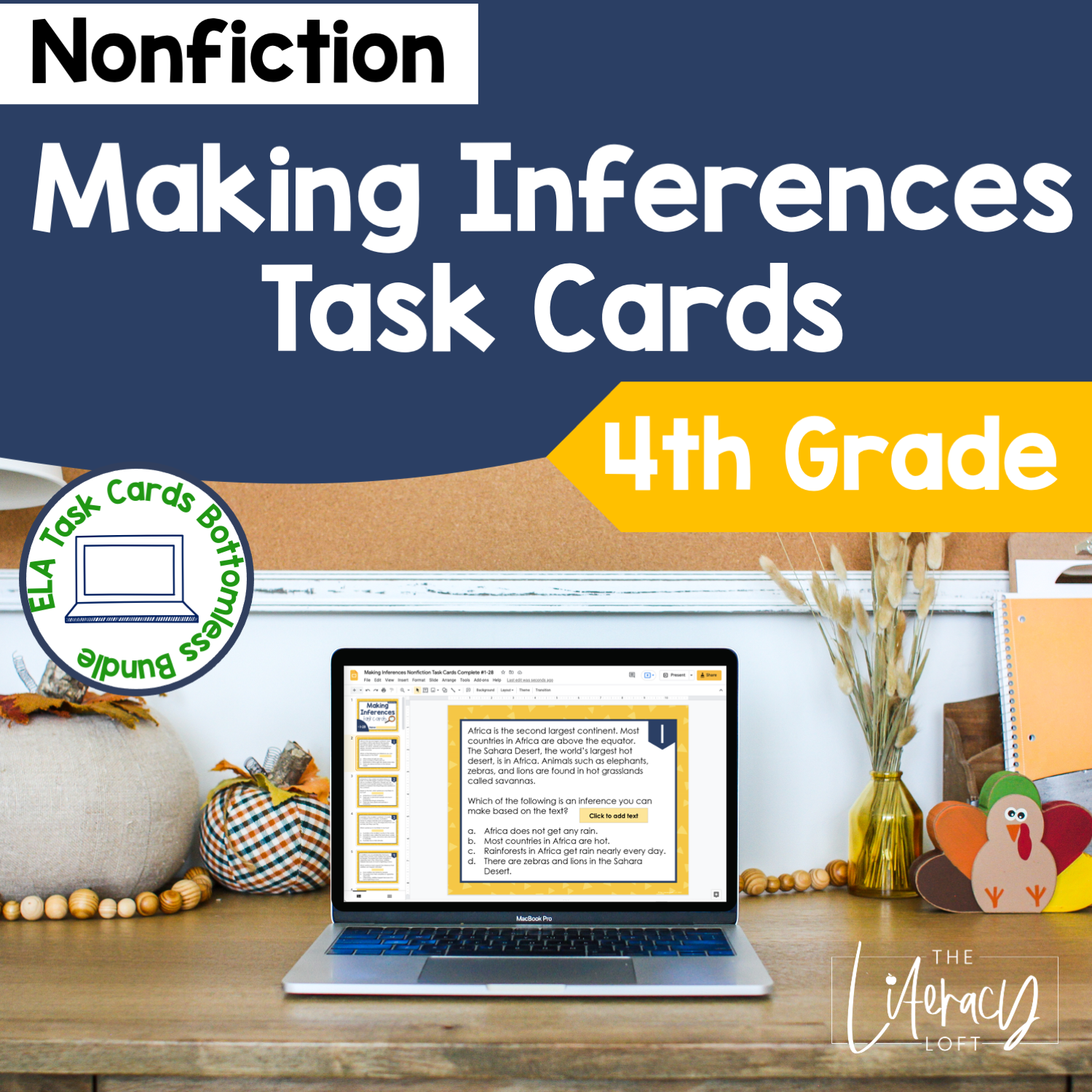 Making Inferences Nonfiction 4th Grade
