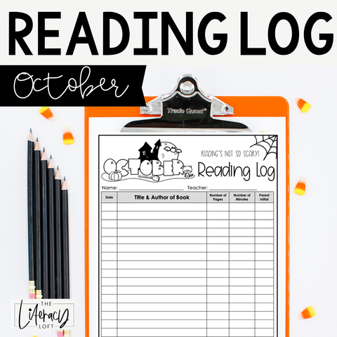 Reading Log {October} – The Literacy Loft